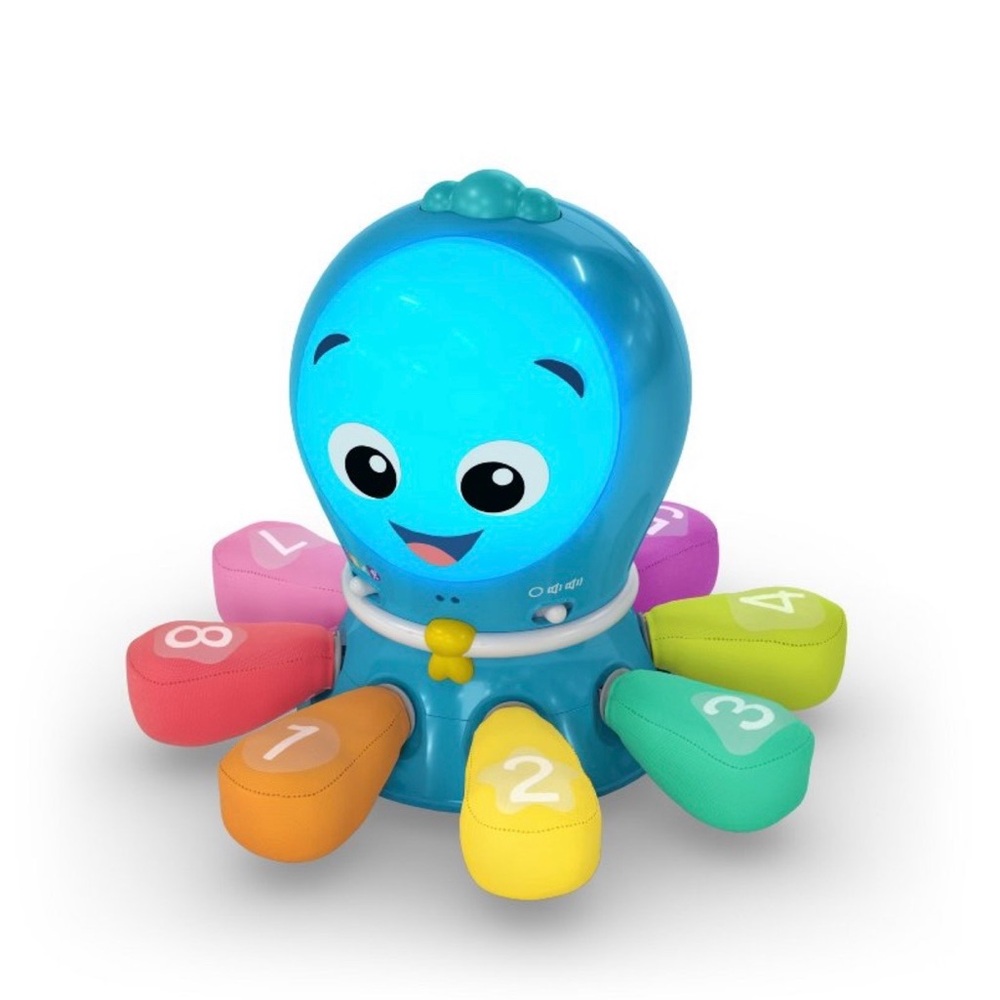 Kids Interactive Number Octopus Toy - Blue